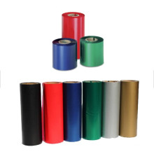 H554 silver foil ribbon thermal transfer resin ribbon for tsc printer